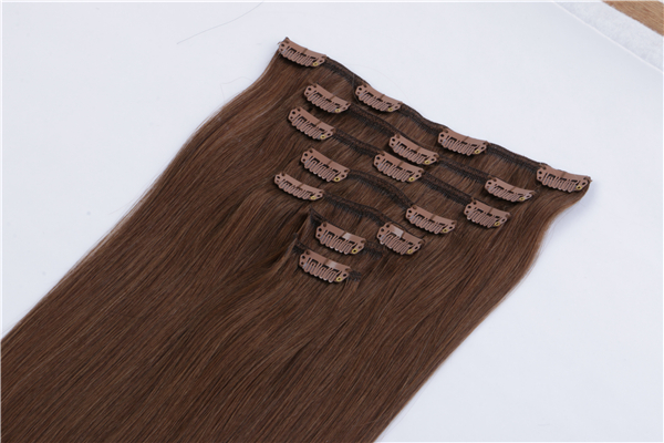 Clip in Hair Extensions Double Weft  Remy Human Hair Grade  Thick Long Soft Silky Straight YL339